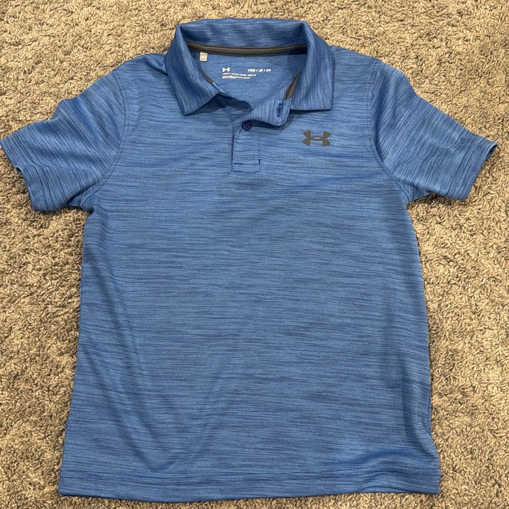 Boys Under Armour dri-fit polo size S